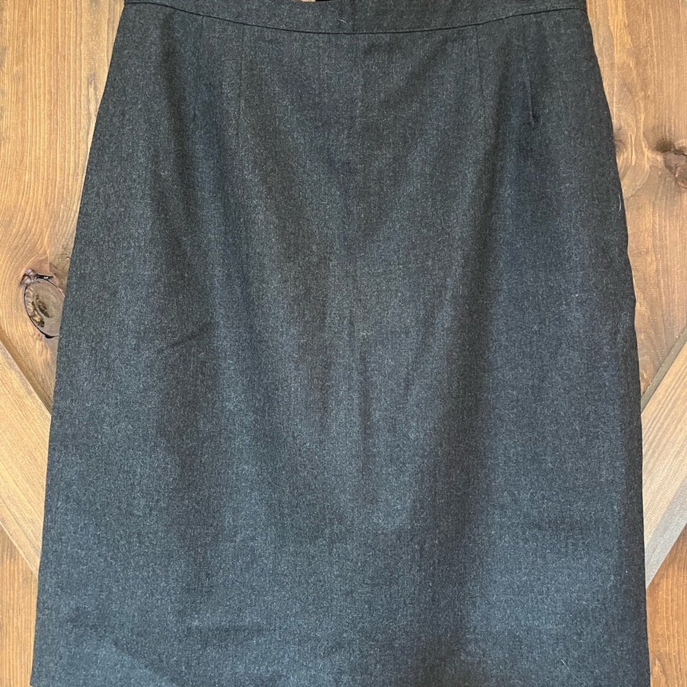 Talbots Charcoal Pencil Skirt